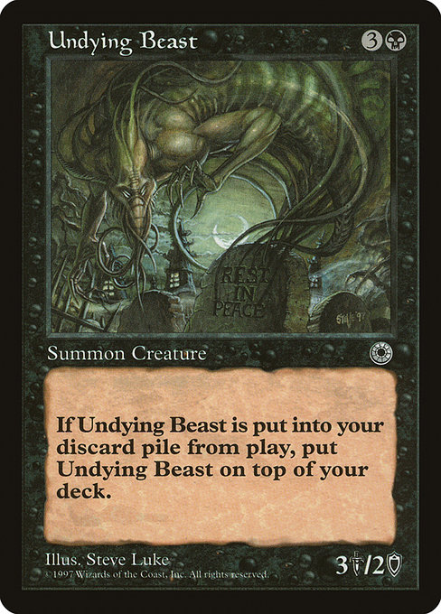 Undying Beast highlighted card art