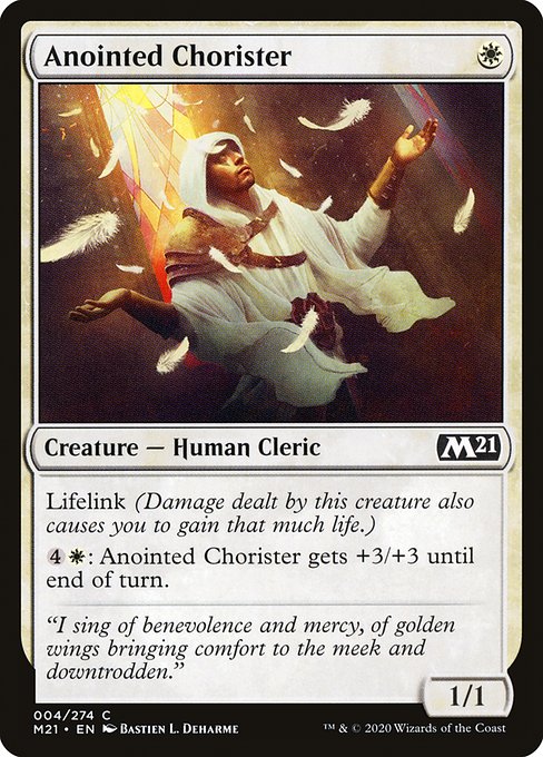 Anointed Chorister highlighted card art