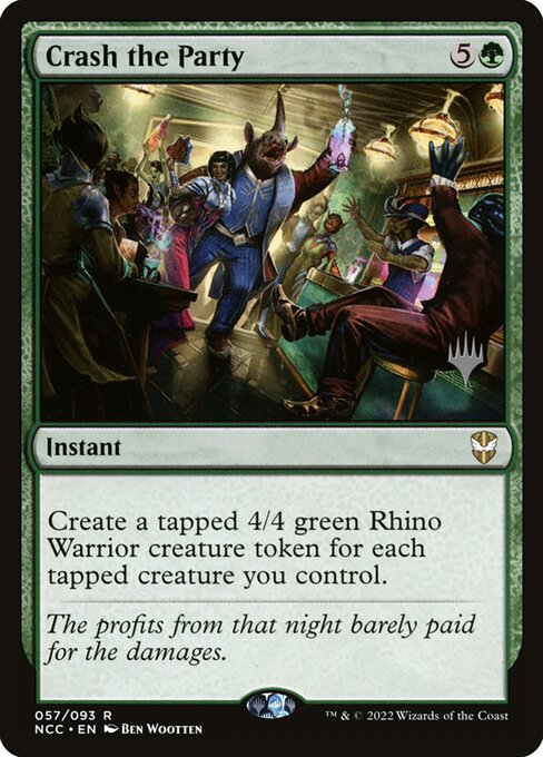 Crash the Party from New Capenna Commander Promos