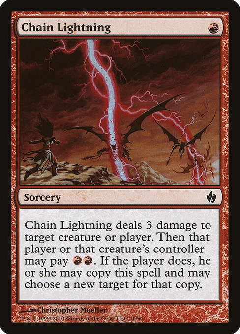Chain Lightning from Premium Deck Series: Fire and Lightning