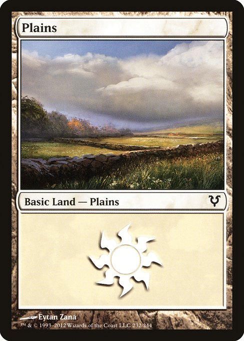 Plains from Avacyn Restored