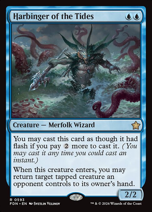 Harbinger of the Tides highlighted card art