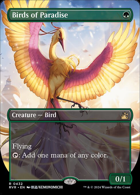 Birds of Paradise from Ravnica Remastered