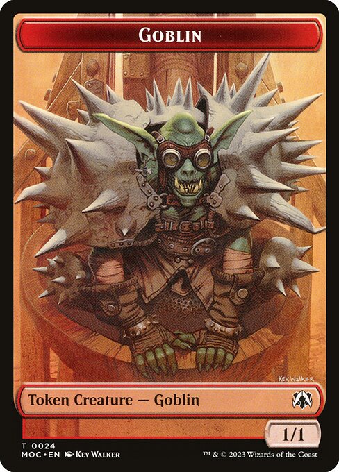 Goblin from March of the Machine Commander Tokens