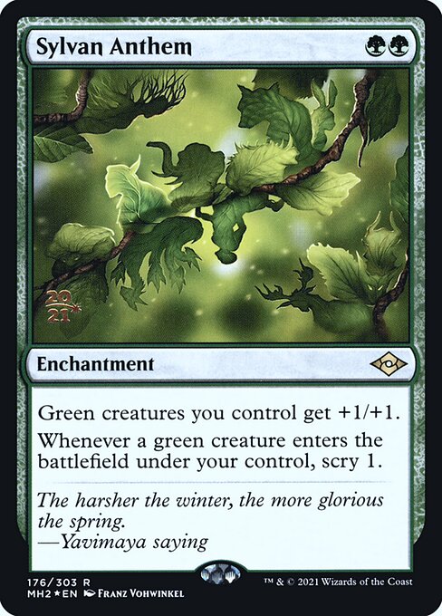 Sylvan Anthem from Modern Horizons 2 Promos