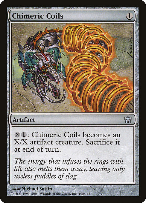 Chimeric Coils highlighted card art