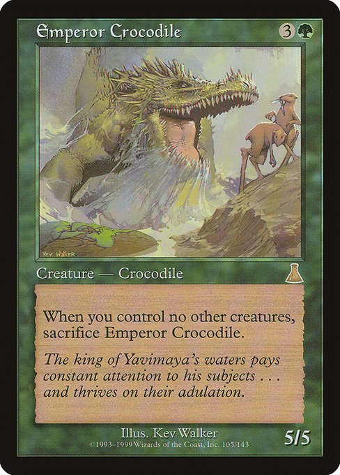 Emperor Crocodile from Urza's Destiny