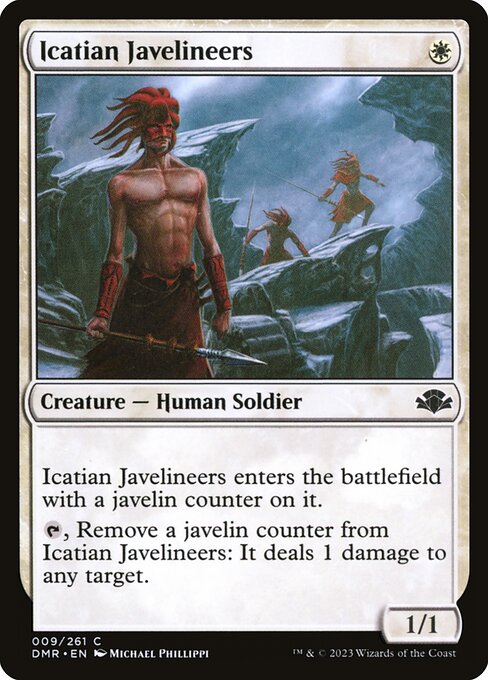 Icatian Javelineers highlighted card art