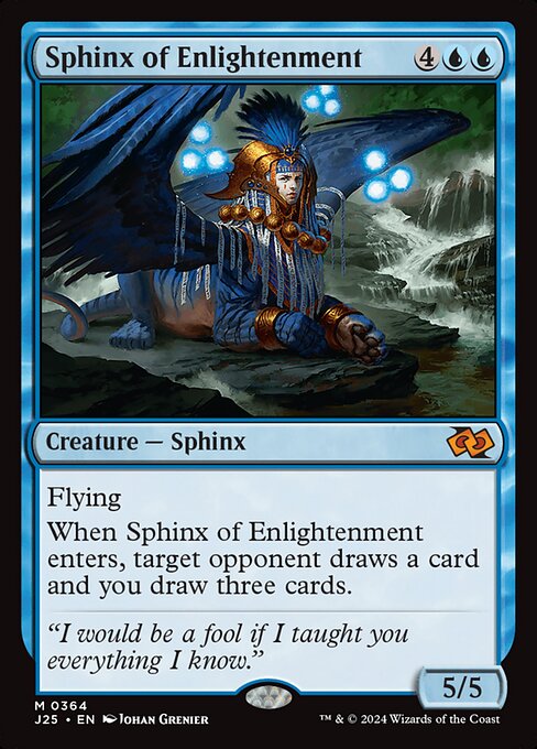 Sphinx of Enlightenment highlighted card art