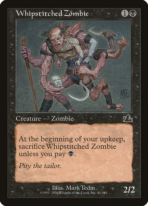 Whipstitched Zombie highlighted card art