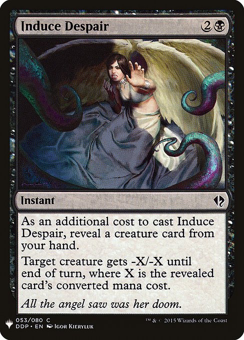 Induce Despair highlighted card art