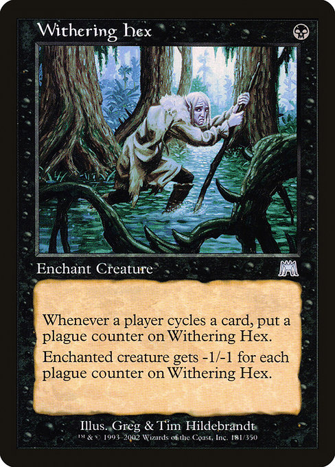 Withering Hex highlighted card art