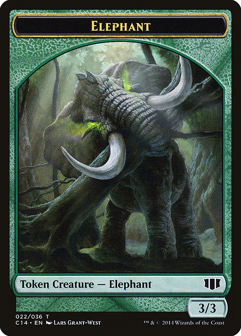 Elephant from Commander 2014 Tokens