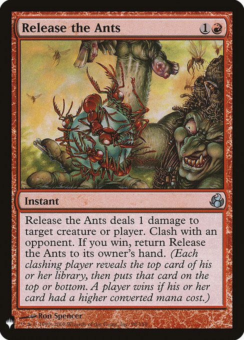 Release the Ants highlighted card art