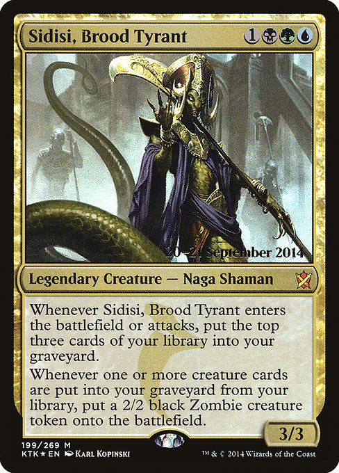 Sidisi, Brood Tyrant from Khans of Tarkir Promos
