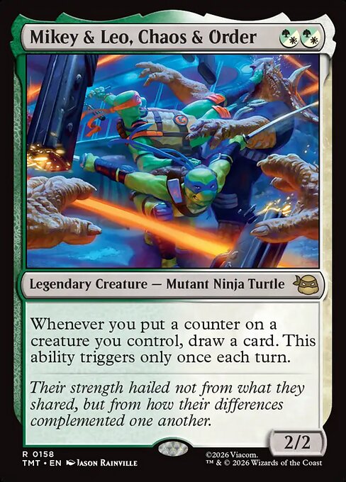 Mikey & Leo, Chaos & Order from Teenage Mutant Ninja Turtles