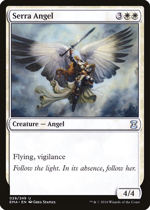 Serra Angel from Eternal Masters