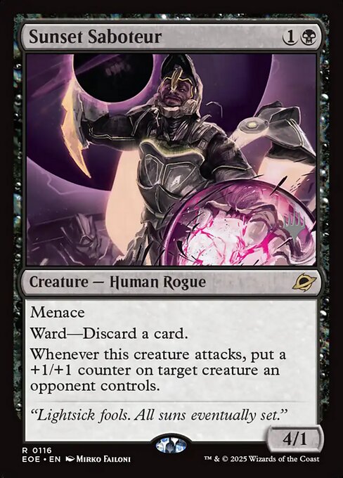 Sunset Saboteur from Edge of Eternities Promos