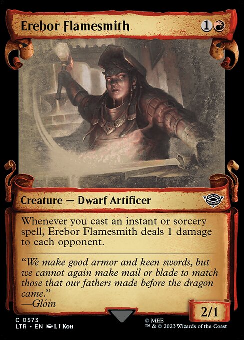 Erebor Flamesmith highlighted card art