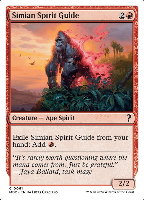 Simian Spirit Guide highlighted card art