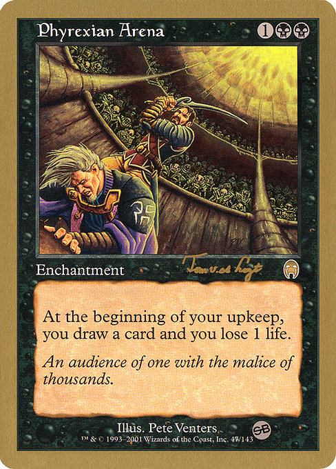 Phyrexian Arena from World Championship Decks 2001