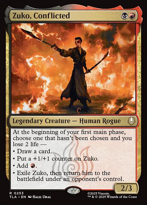 Zuko, Conflicted from Avatar: The Last Airbender