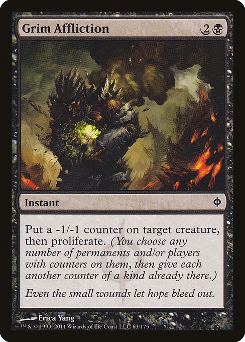 Grim Affliction from New Phyrexia
