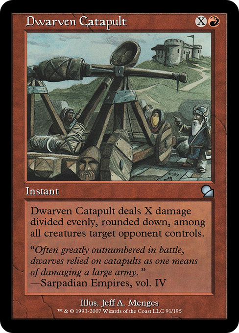 Dwarven Catapult highlighted card art