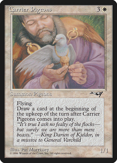 Carrier Pigeons from Alliances