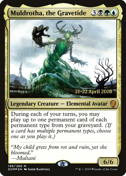 Muldrotha, the Gravetide from Dominaria Promos