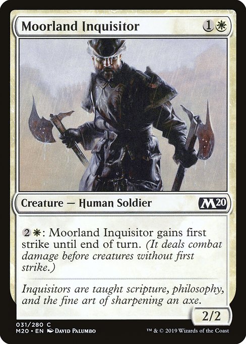Moorland Inquisitor from Core Set 2020