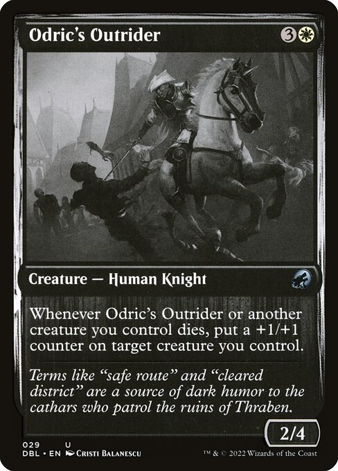 Odric's Outrider highlighted card art