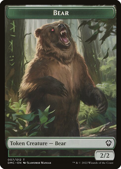 Bear from Dominaria United Commander Tokens
