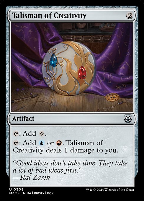 Talisman of Creativity from Modern Horizons 3 Commander