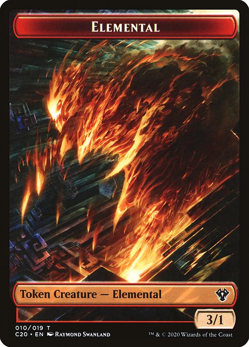 Elemental highlighted card art
