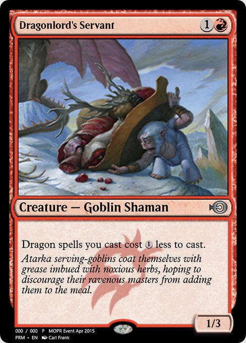 Dragonlord's Servant from Magic Online Promos