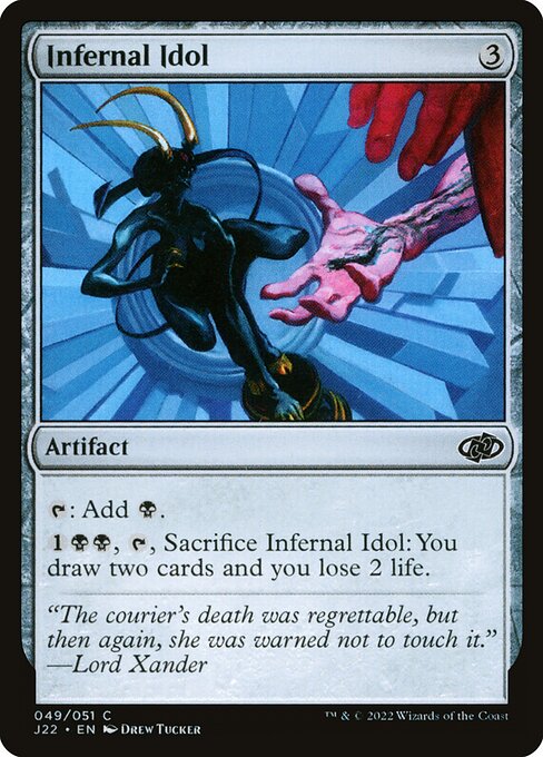 Infernal Idol highlighted card art