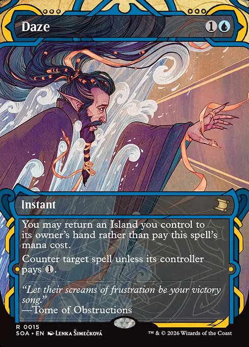 Daze highlighted card art