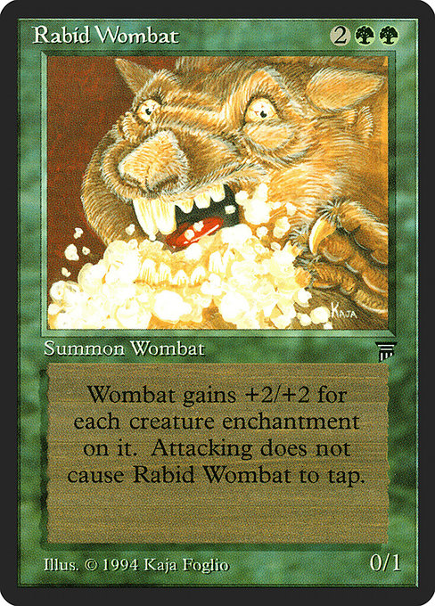 Rabid Wombat from Legends