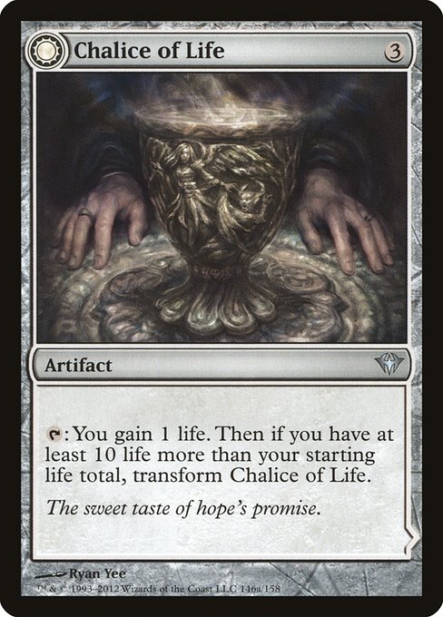 Chalice of Life // Chalice of Death from Dark Ascension