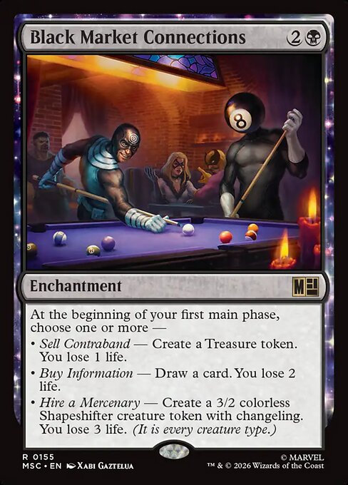 Black Market Connections from Marvel Super Heroes Commander