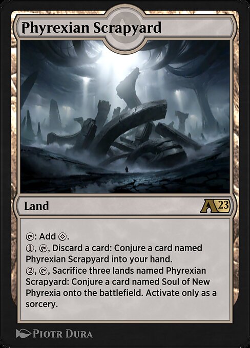 Phyrexian Scrapyard highlighted card art