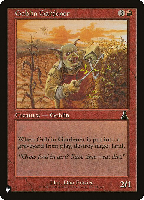 Goblin Gardener highlighted card art
