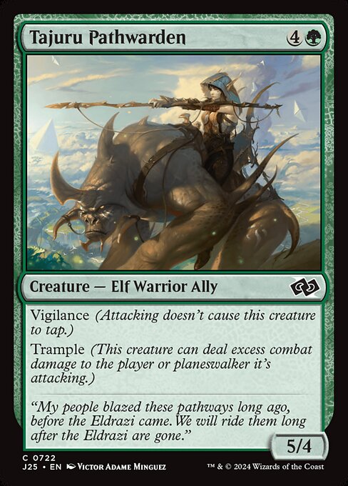 Tajuru Pathwarden highlighted card art