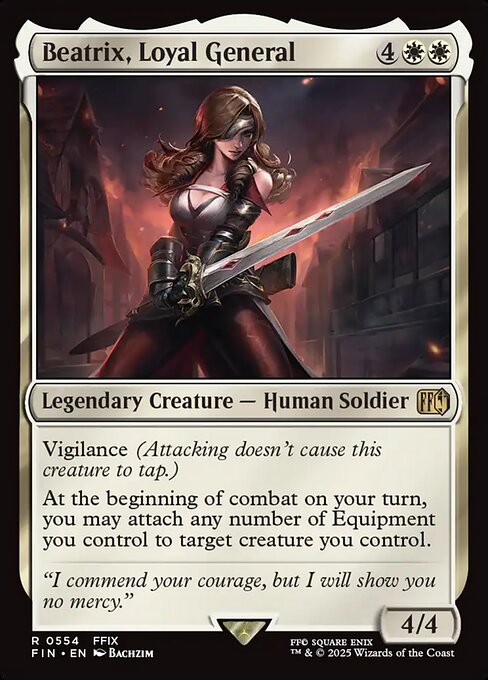 Beatrix, Loyal General highlighted card art