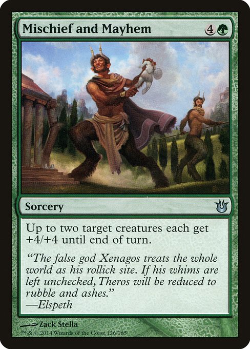 Mischief and Mayhem highlighted card art