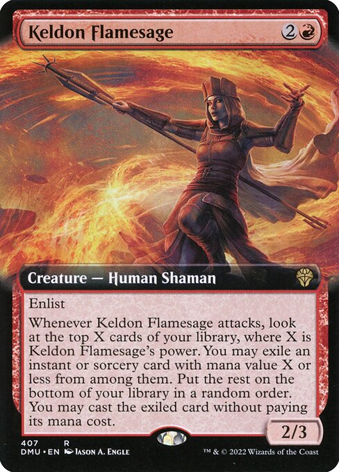 Keldon Flamesage from Dominaria United