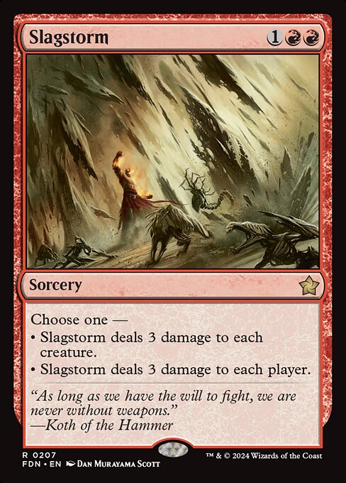Slagstorm highlighted card art