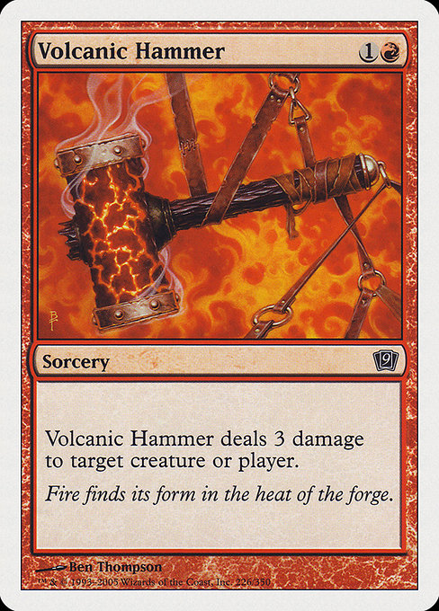 Volcanic Hammer from Ninth Edition