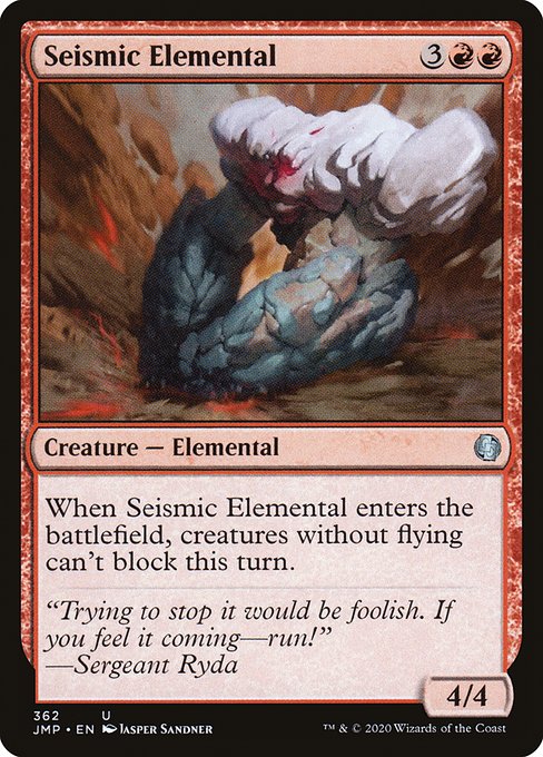Seismic Elemental highlighted card art